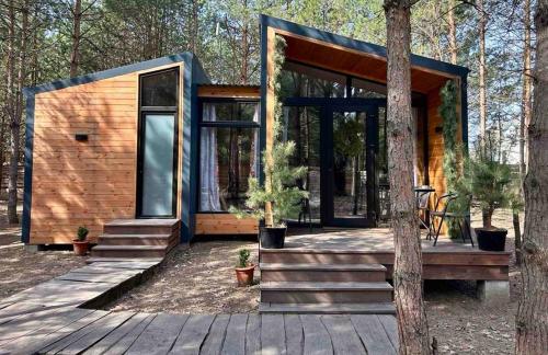 Отдых в домах в скандинавском стиле со скидкой 25% в "Scandi House" в Солигорске
